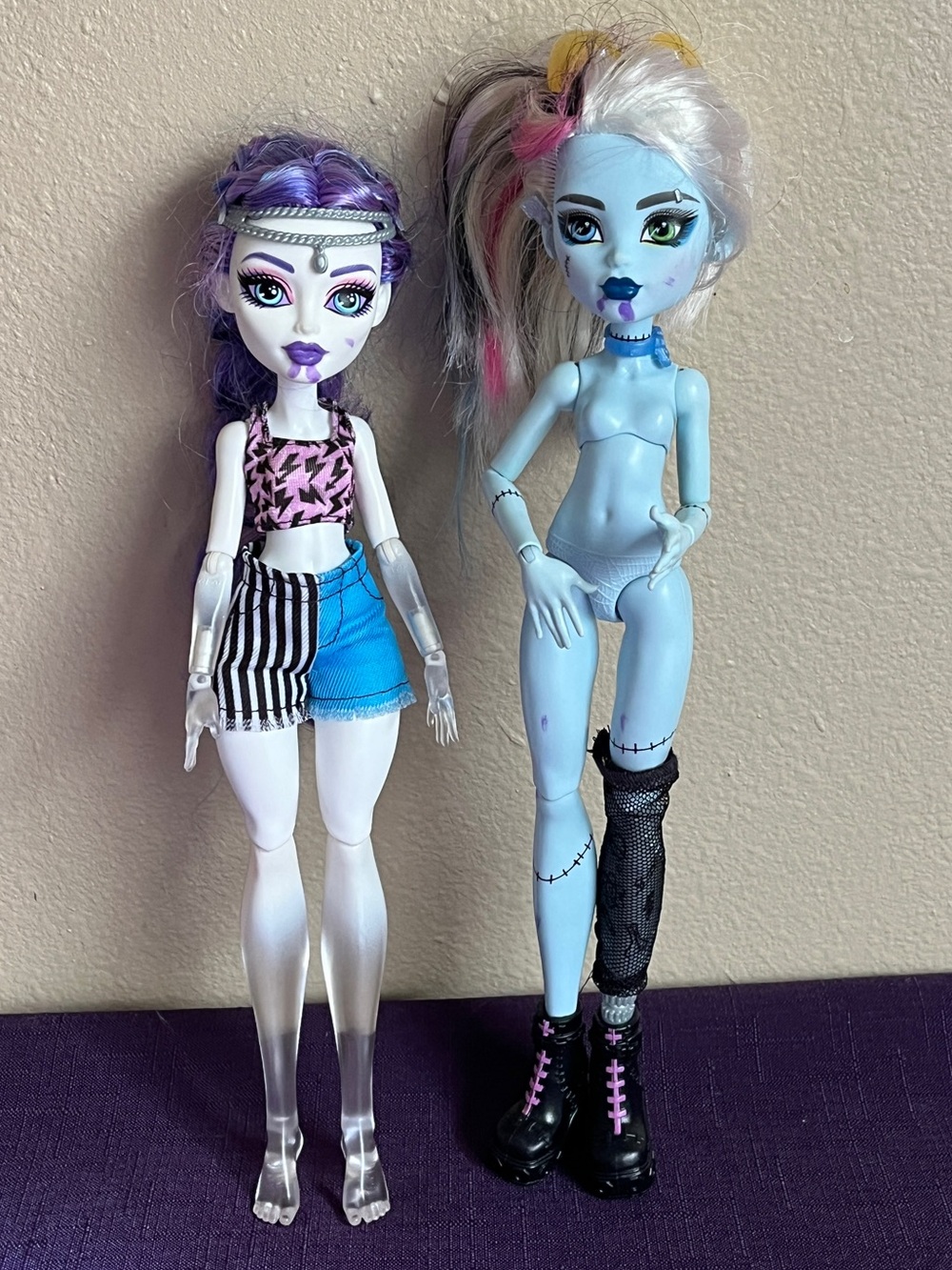 Monster High Generation 3 Spectra & Frankie Stein Dolls Lot - G3 Mattel 2022-20